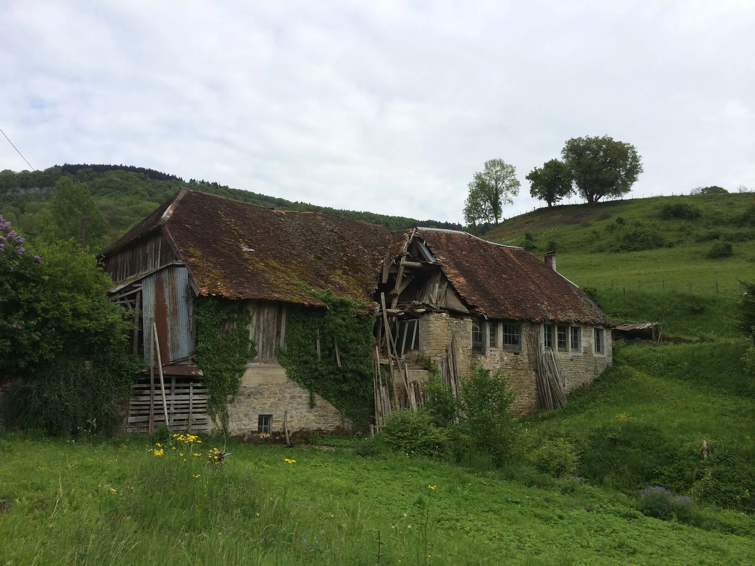 Vieille ferme en ruine dans la campagne verte - chambres d hôtes & spa la scierie - Domaine la Scierie